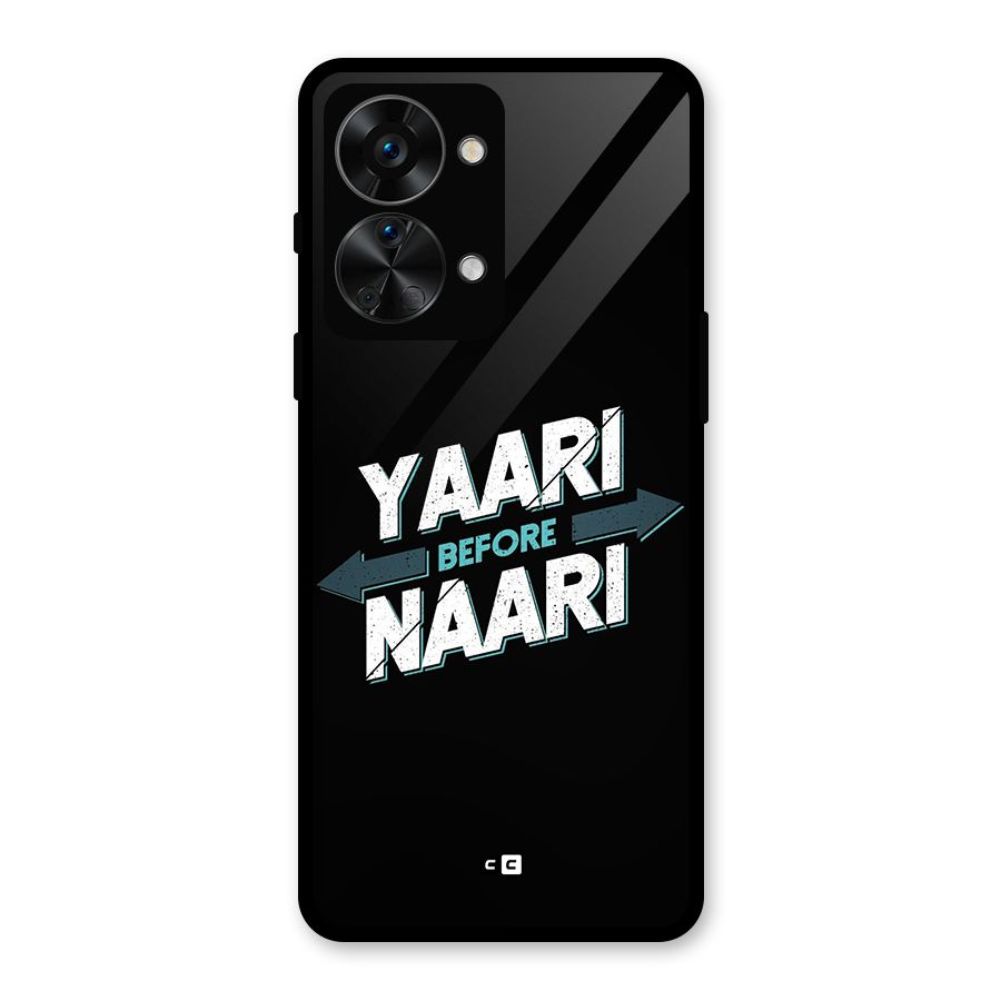 Yaari Naari Glass Back Case for OnePlus Nord 2T