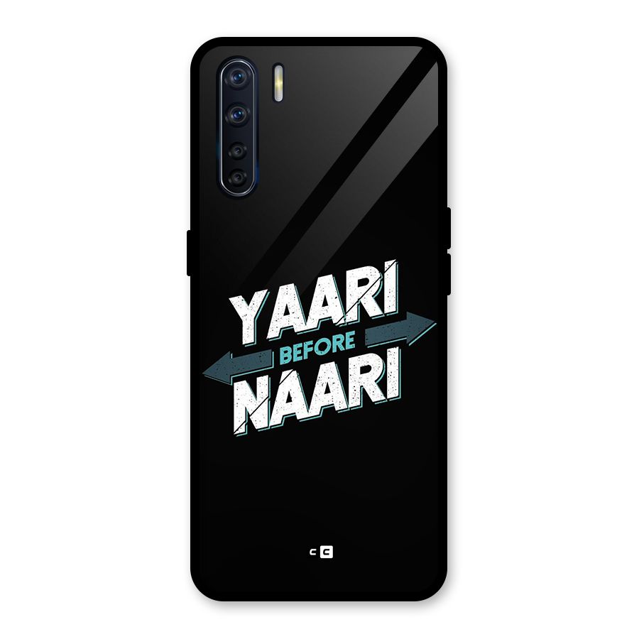 Yaari Naari Glass Back Case for Oppo F15
