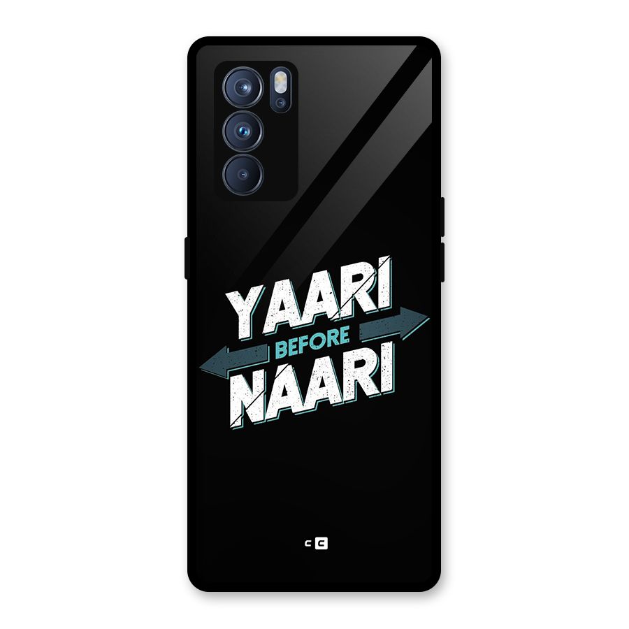 Yaari Naari Glass Back Case for Oppo Reno6 Pro 5G