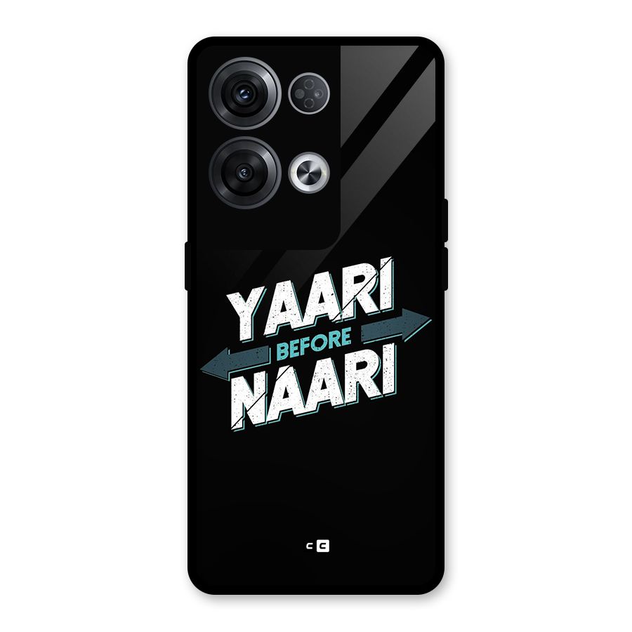 Yaari Naari Glass Back Case for Oppo Reno8 Pro 5G