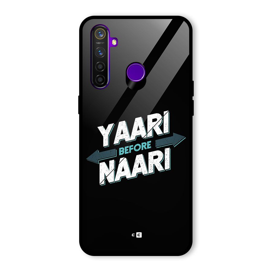Yaari Naari Glass Back Case for Realme 5 Pro