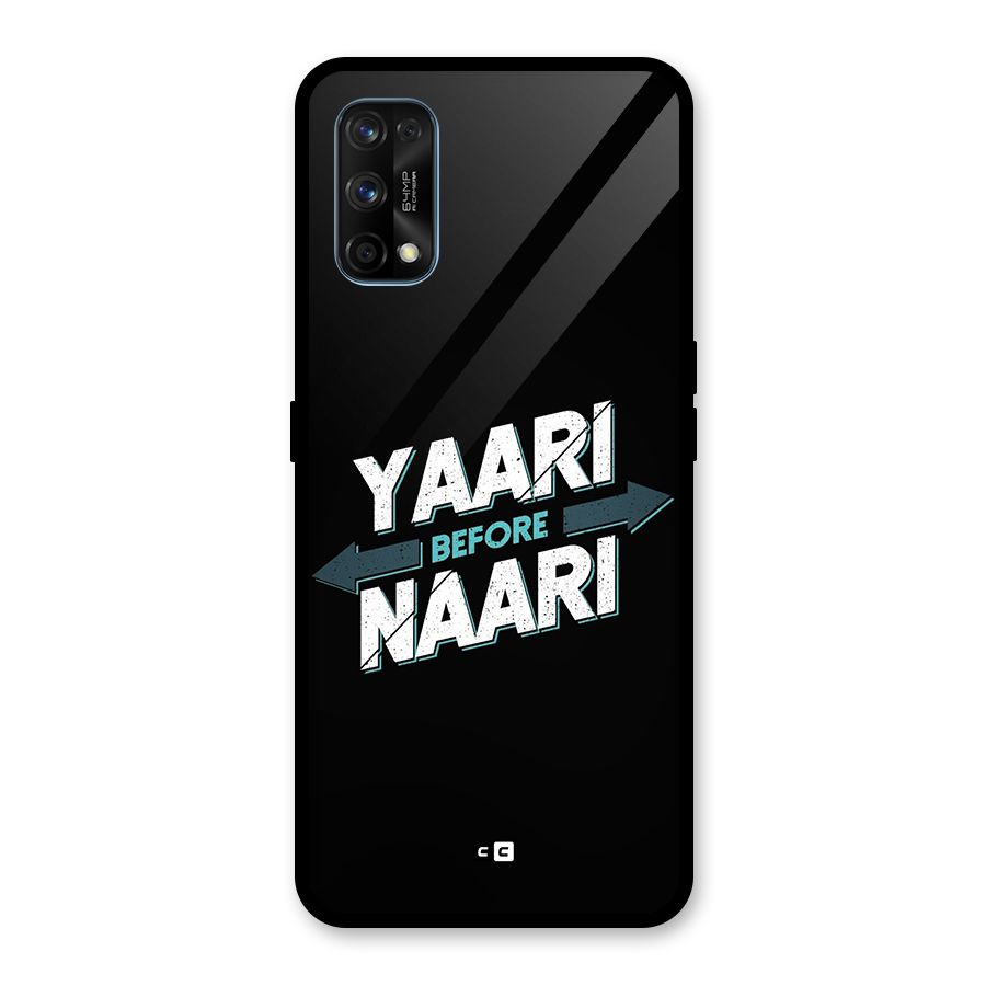 Yaari Naari Glass Back Case for Realme 7 Pro