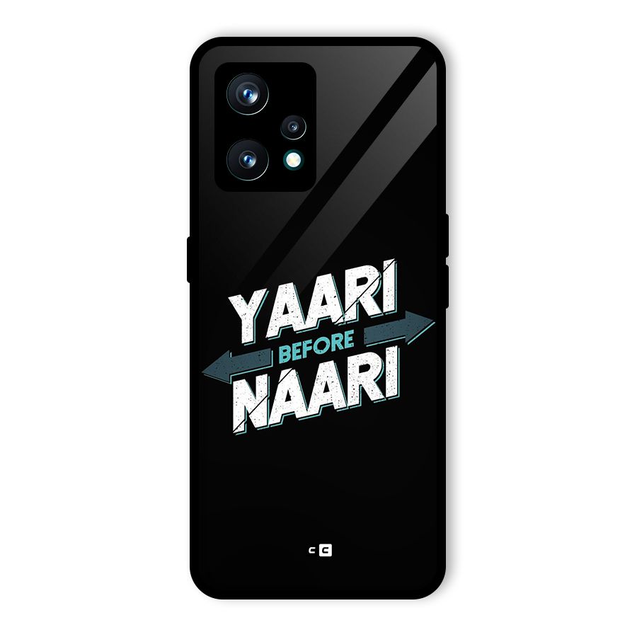 Yaari Naari Glass Back Case for Realme 9 Pro Plus 5G