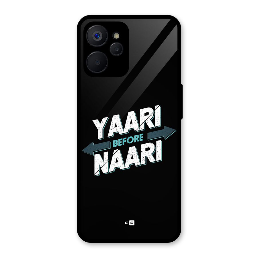 Yaari Naari Glass Back Case for Realme 9i 5G