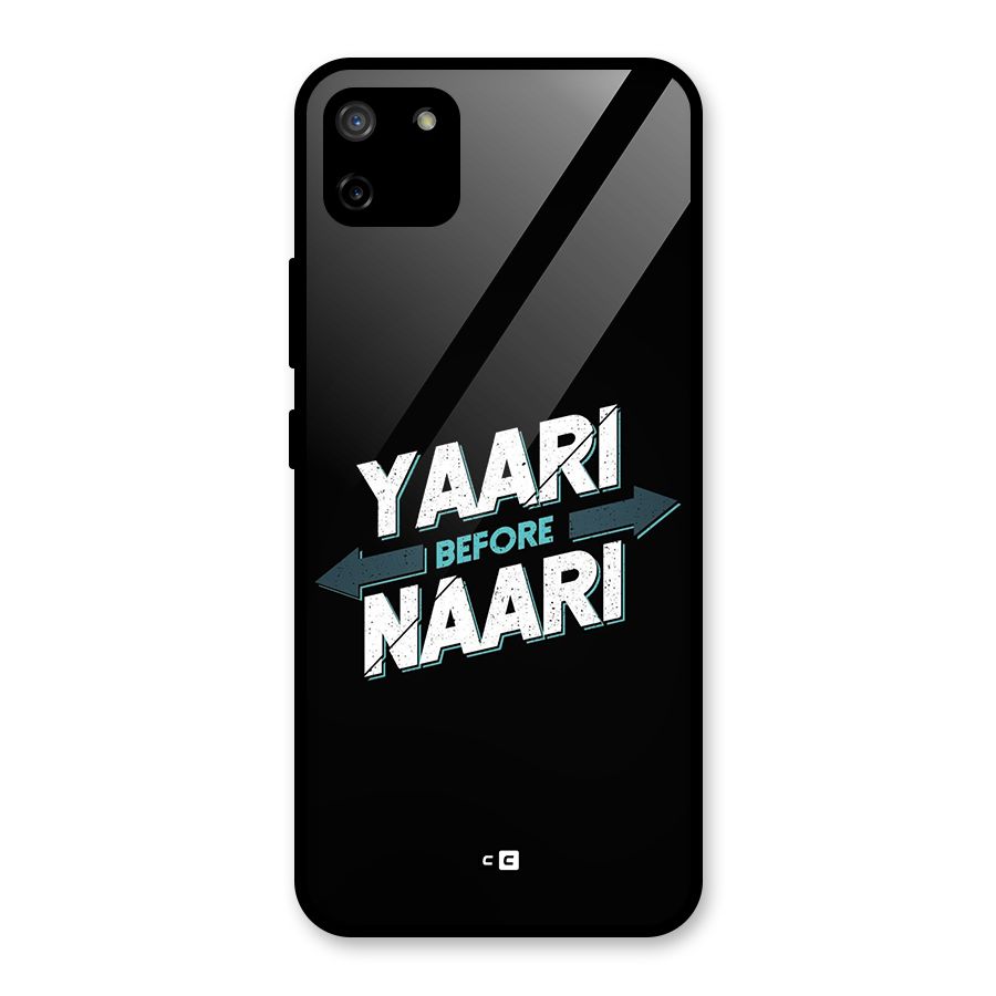 Yaari Naari Glass Back Case for Realme C11