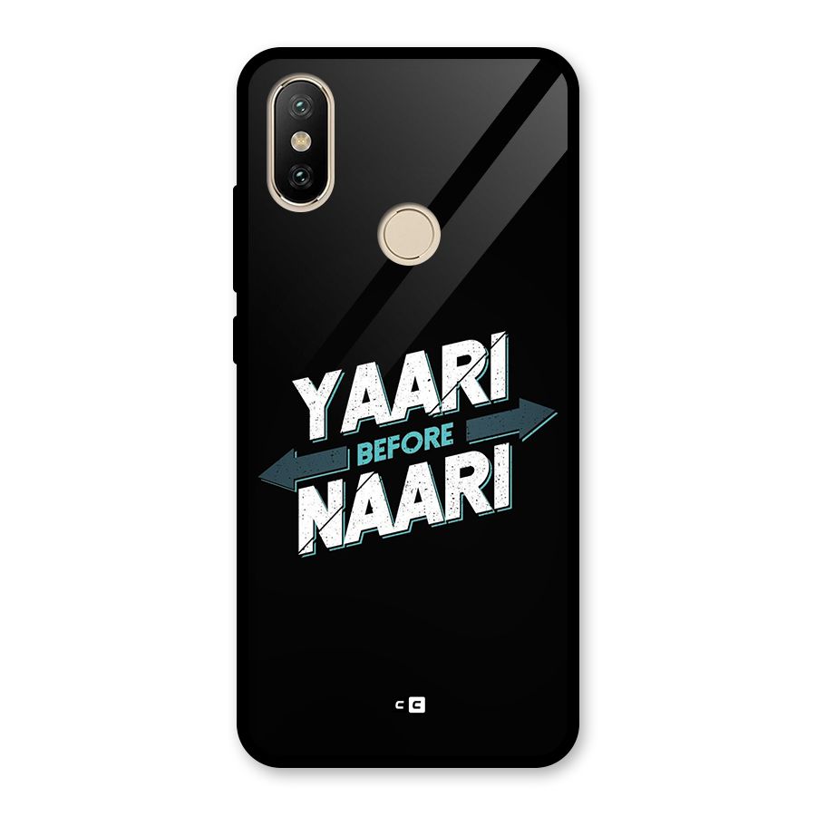 Yaari Naari Glass Back Case for Redmi A2