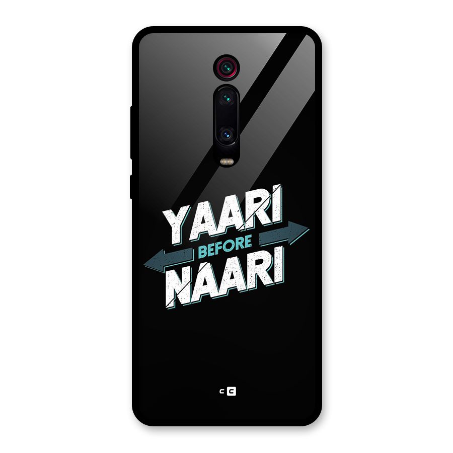 Yaari Naari Glass Back Case for Redmi K20