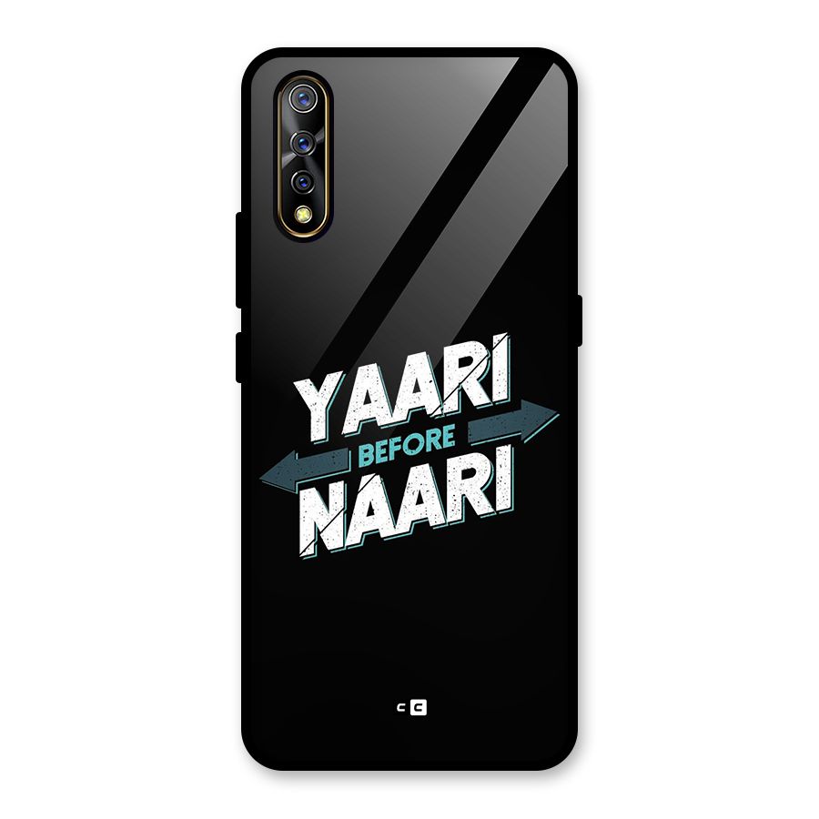 Yaari Naari Glass Back Case for Vivo S1