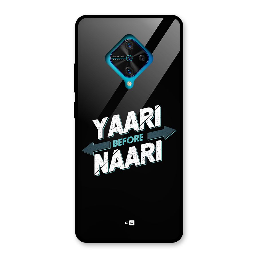 Yaari Naari Glass Back Case for Vivo S1 Pro