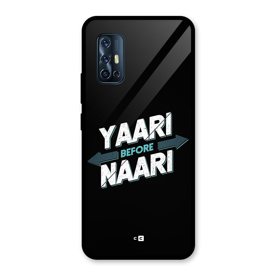 Yaari Naari Glass Back Case for Vivo V17