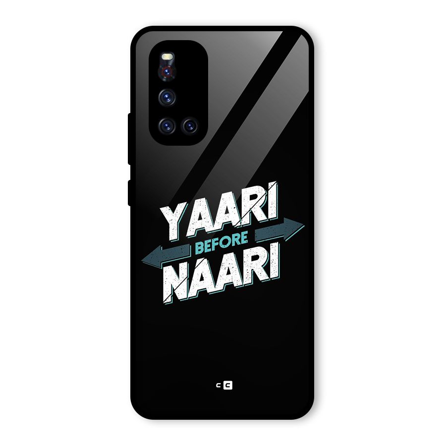 Yaari Naari Glass Back Case for Vivo V19