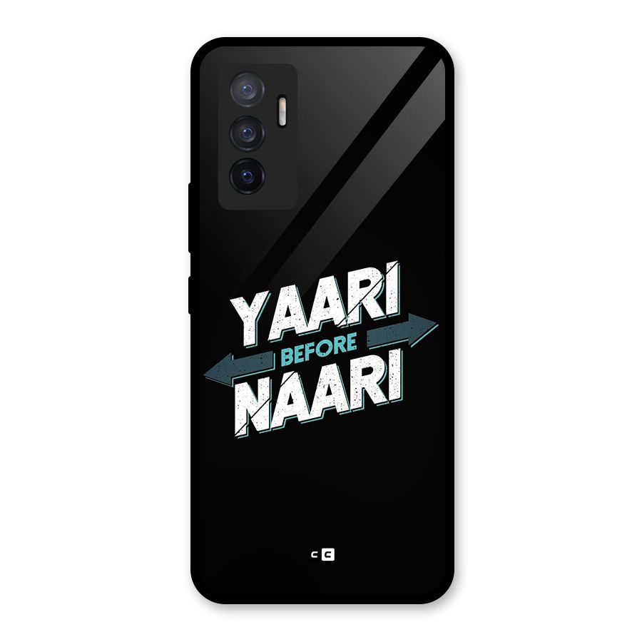Yaari Naari Glass Back Case for Vivo V23e