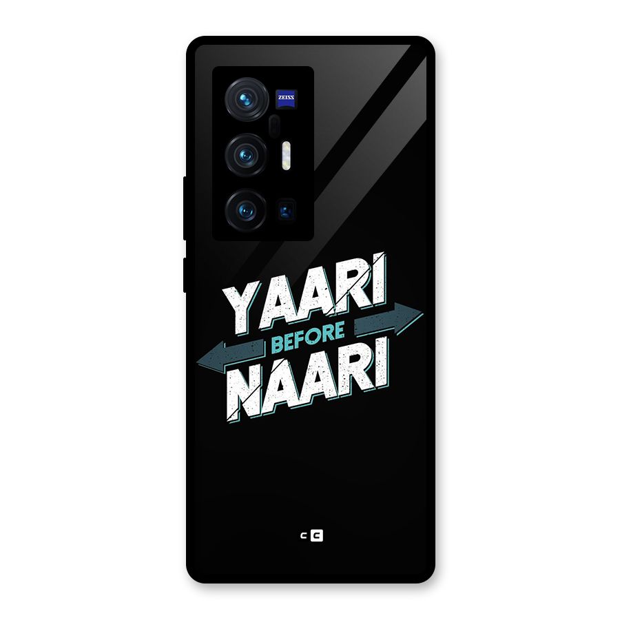 Yaari Naari Glass Back Case for Vivo X70 Pro Plus