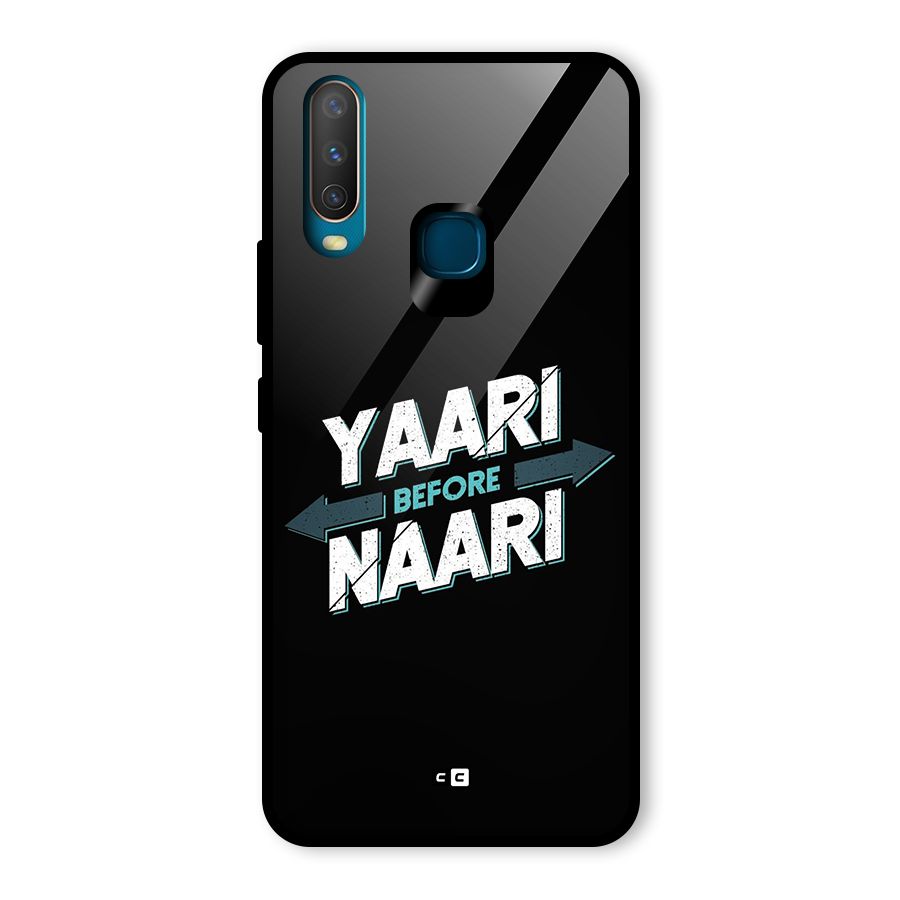 Yaari Naari Glass Back Case for Vivo Y17