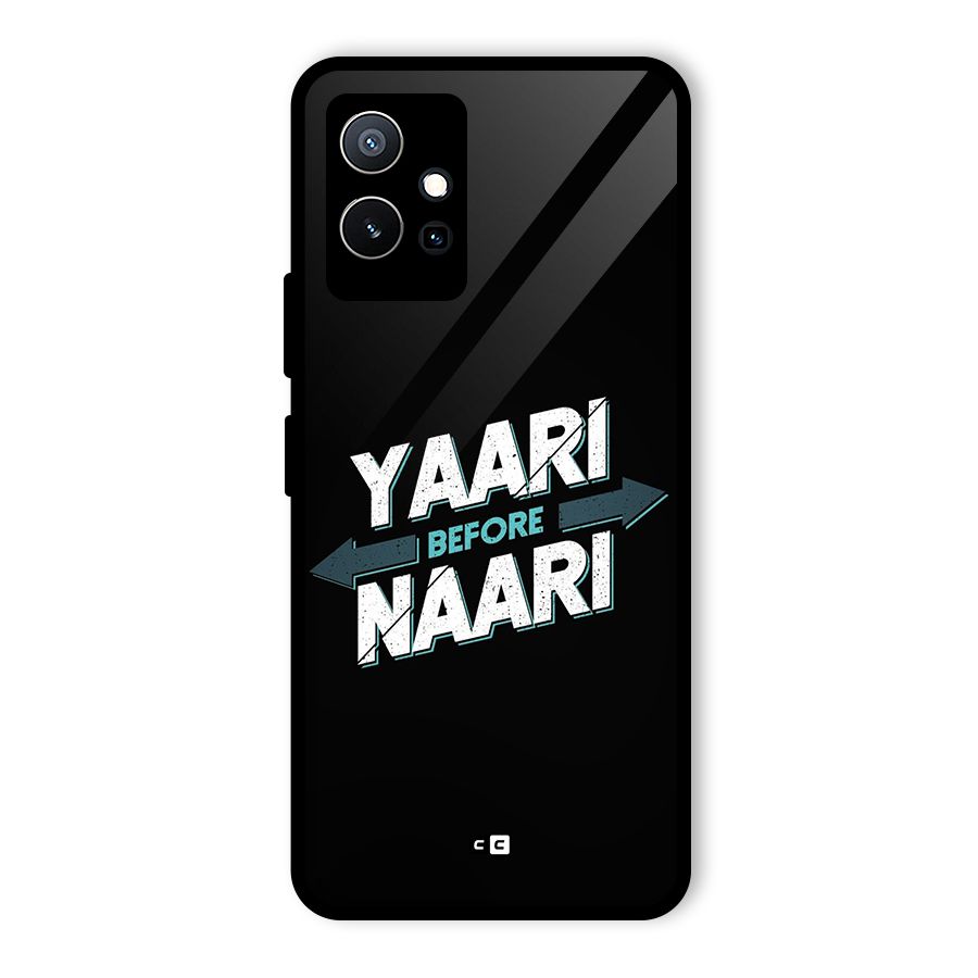 Yaari Naari Glass Back Case for Vivo Y75 5G