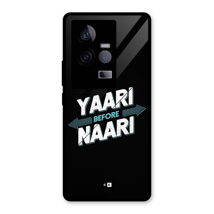 Yaari Naari Glass Back Case for Vivo iQOO 11 5G