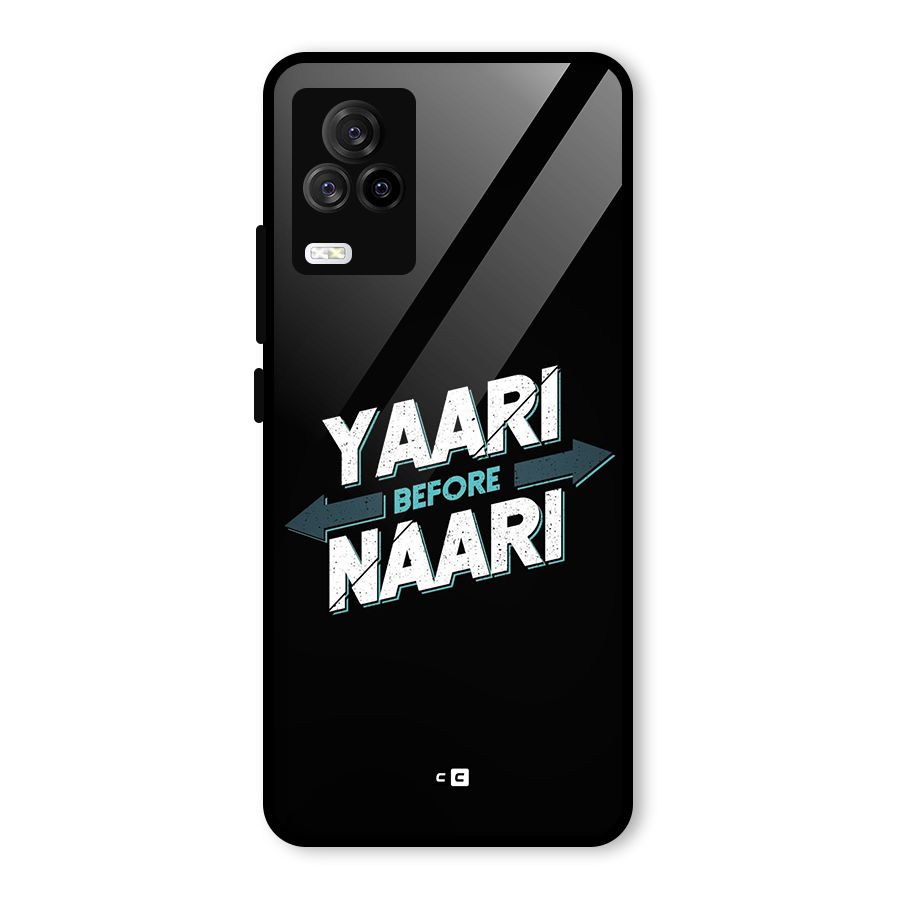 Yaari Naari Glass Back Case for Vivo iQOO 7 Legend 5G