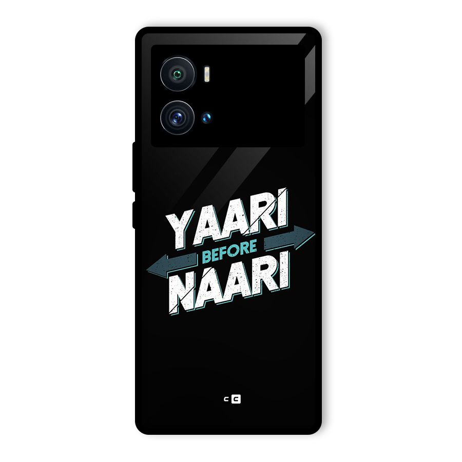 Yaari Naari Glass Back Case for Vivo iQOO 9 Pro