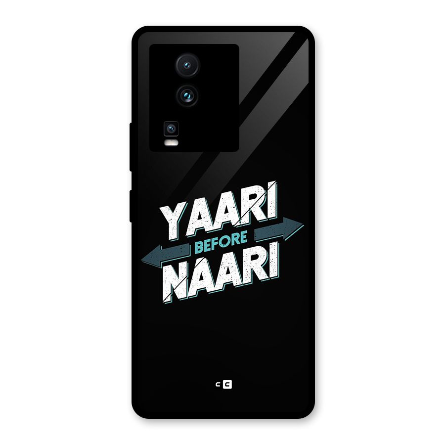 Yaari Naari Glass Back Case for Vivo iQOO Neo 7 Pro