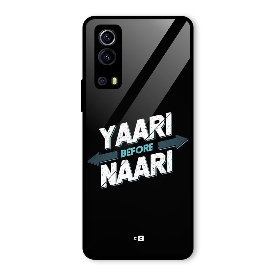 Yaari Naari Glass Back Case for Vivo iQOO Z3