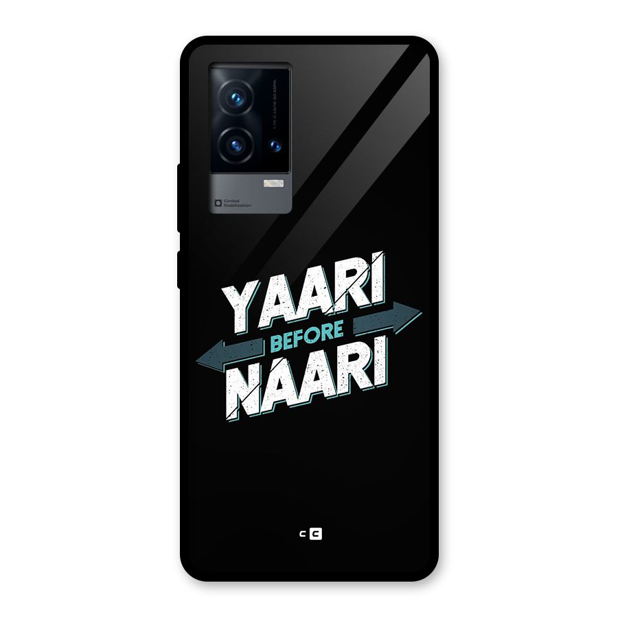 Yaari Naari Glass Back Case for iQOO 9 5G