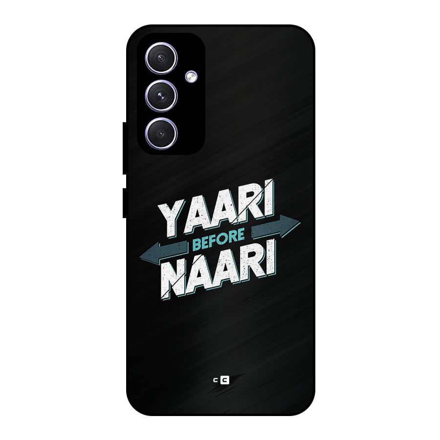 Yaari Naari Metal Back Case for Galaxy A54