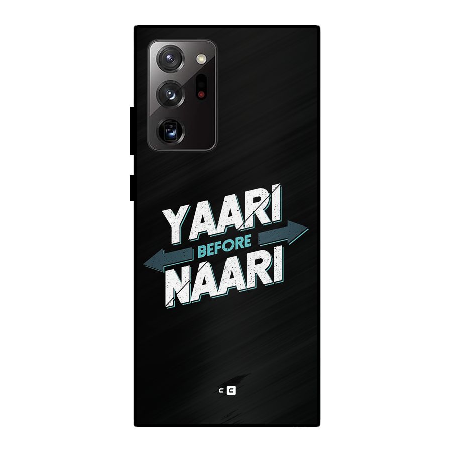 Yaari Naari Metal Back Case for Galaxy Note 20 Ultra 5G