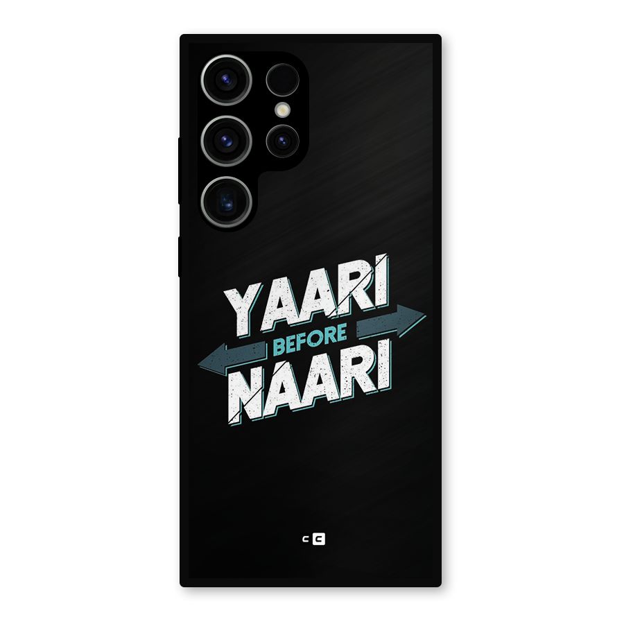 Yaari Naari Metal Back Case for Galaxy S23 Ultra