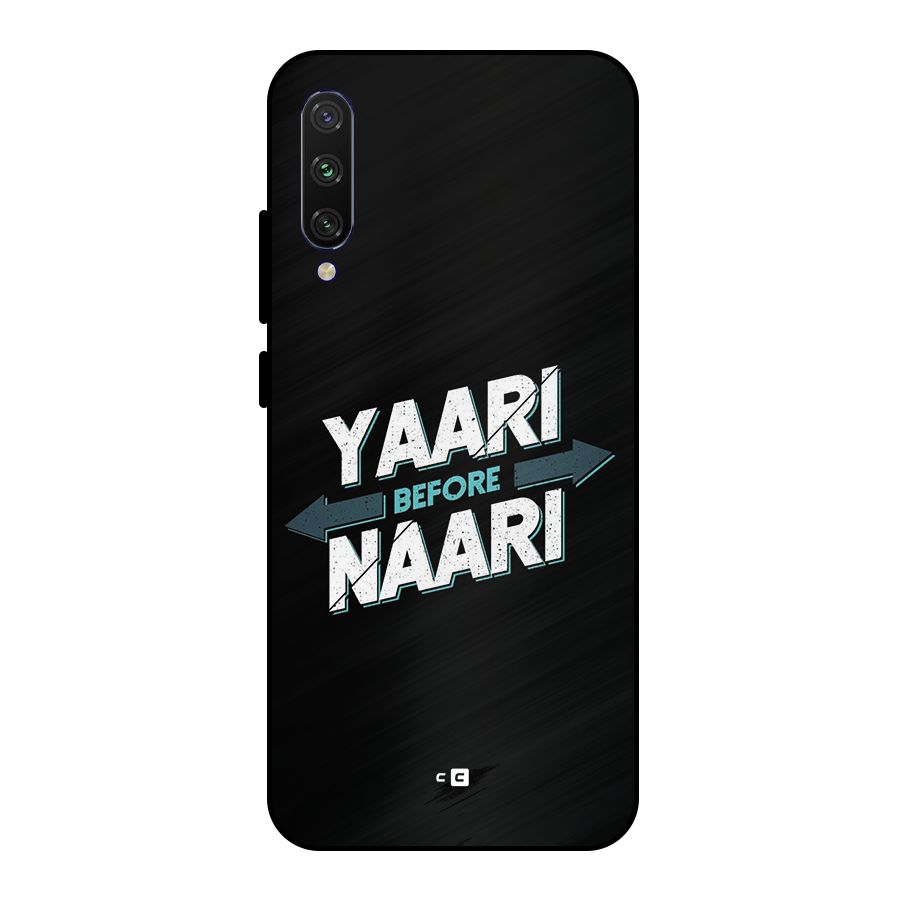 Yaari Naari Metal Back Case for Mi A3