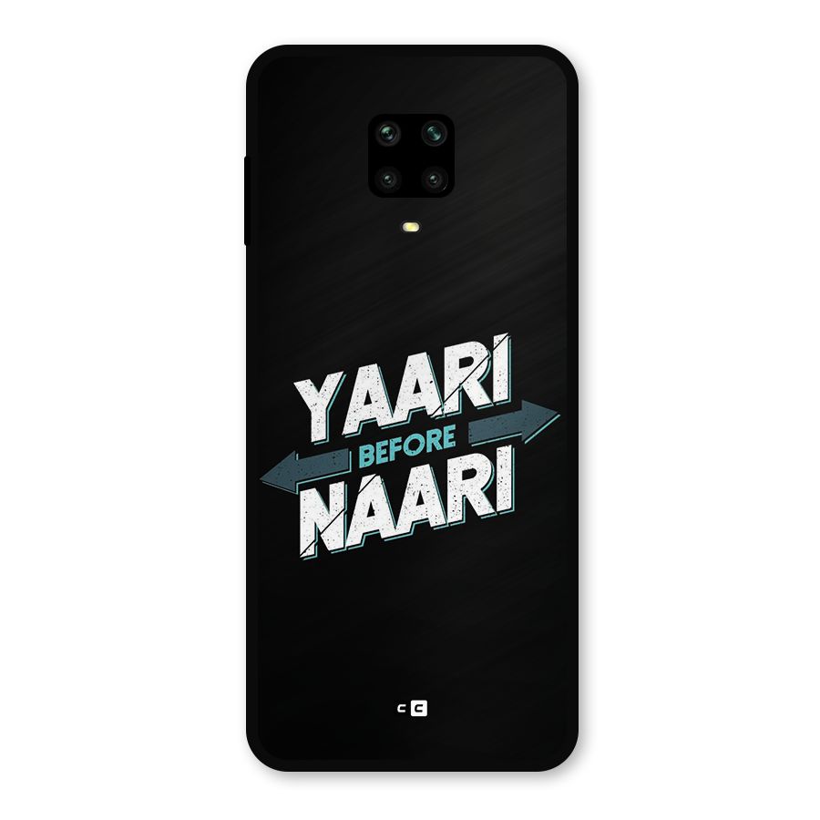 Yaari Naari Metal Back Case for Poco M2