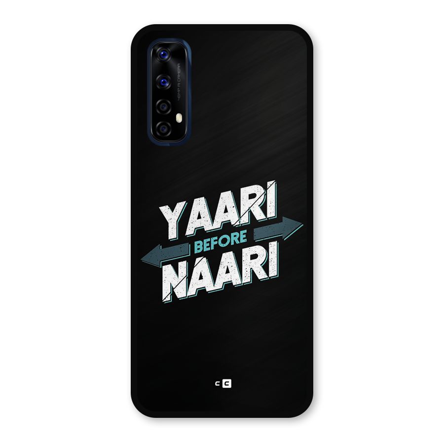 Yaari Naari Metal Back Case for Realme 7