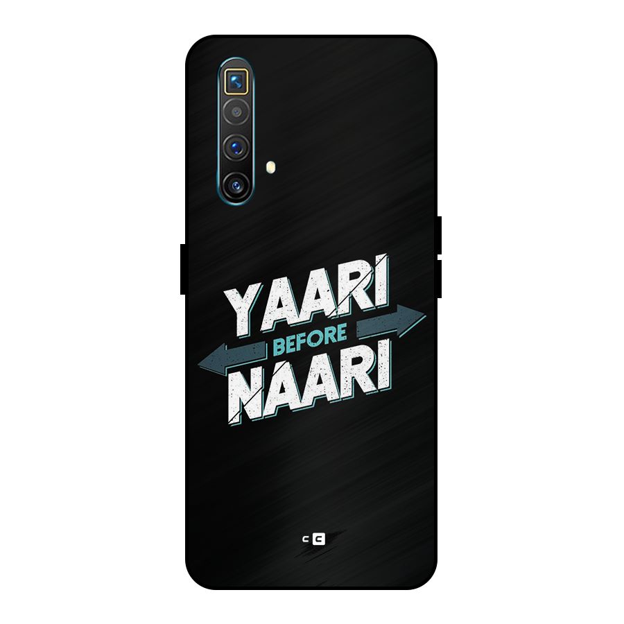 Yaari Naari Metal Back Case for Realme X3
