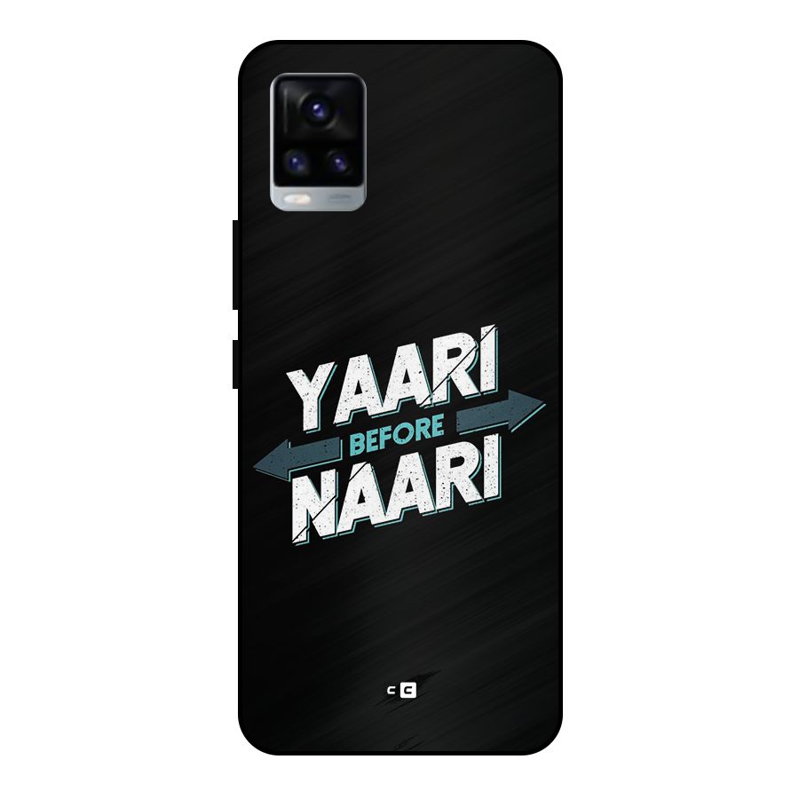 Yaari Naari Metal Back Case for Vivo V20 2021