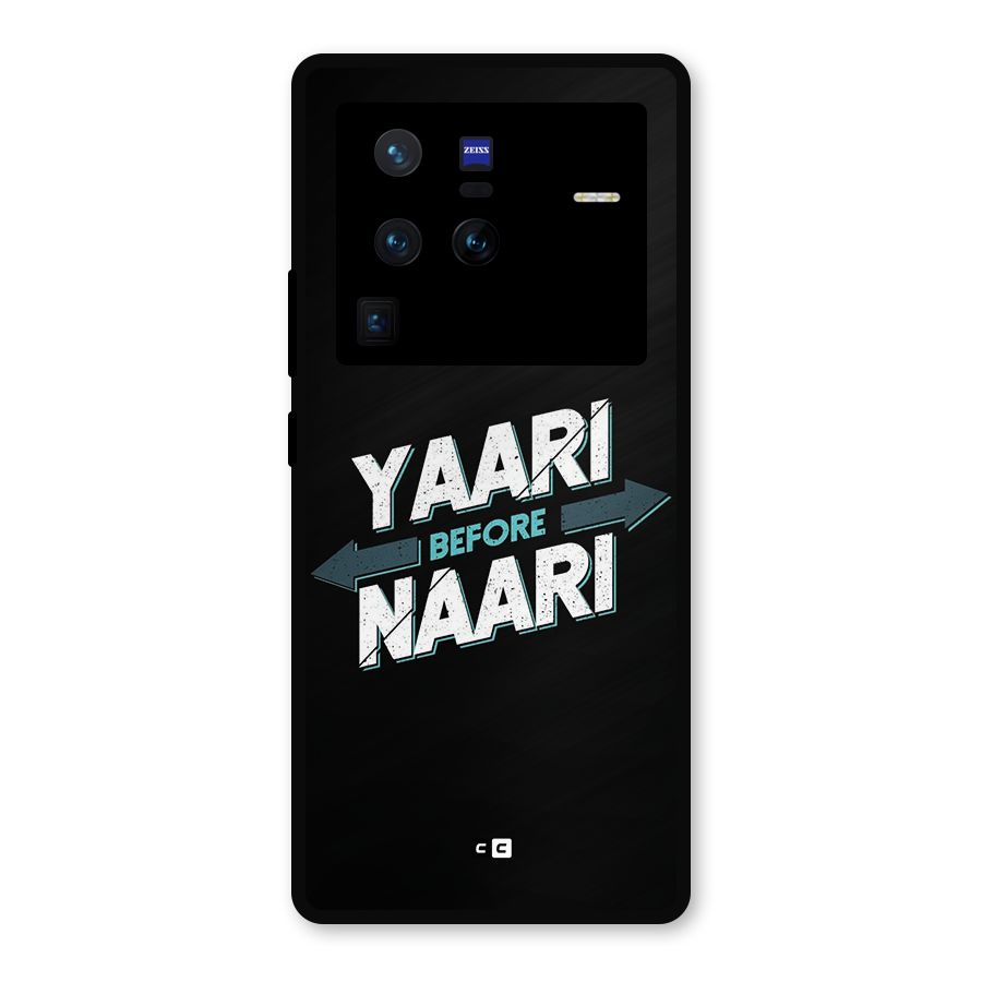 Yaari Naari Metal Back Case for Vivo X80 Pro