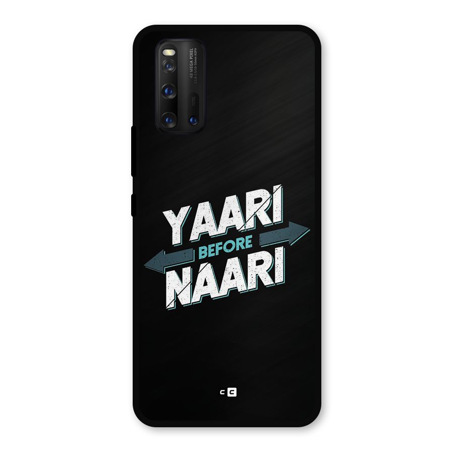 Yaari Naari Metal Back Case for iQOO 3