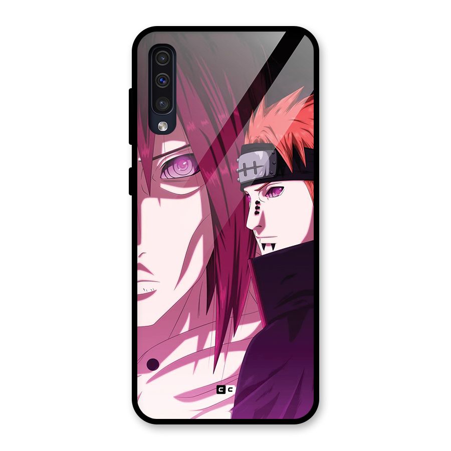Yahiko With Nagato Glass Back Case for Galaxy A50