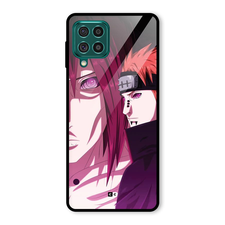 Yahiko With Nagato Glass Back Case for Galaxy F62