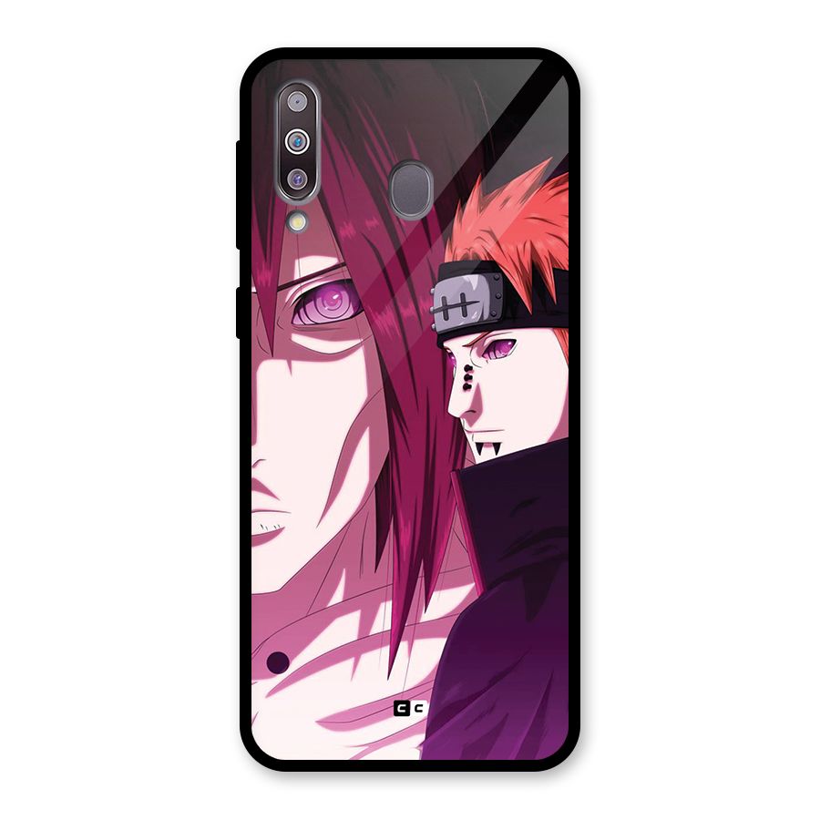 Yahiko With Nagato Glass Back Case for Galaxy M30