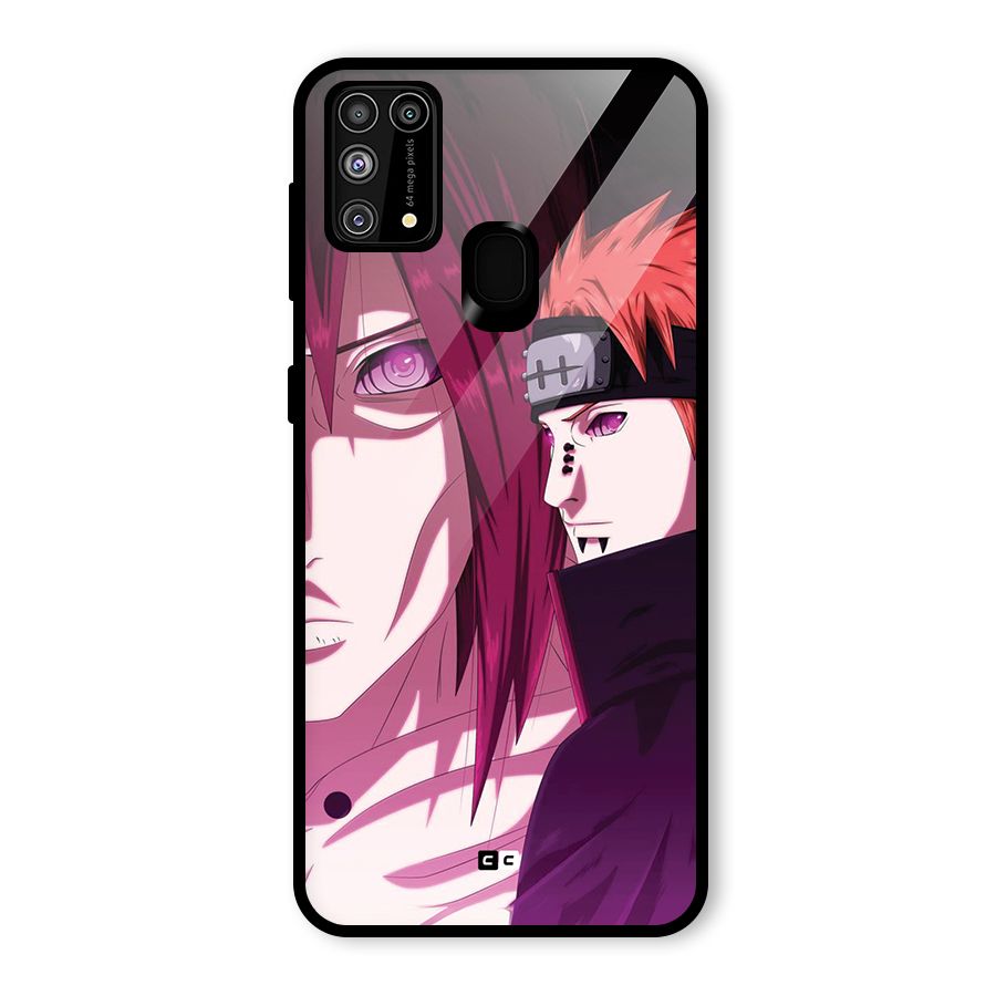 Yahiko With Nagato Glass Back Case for Galaxy M31