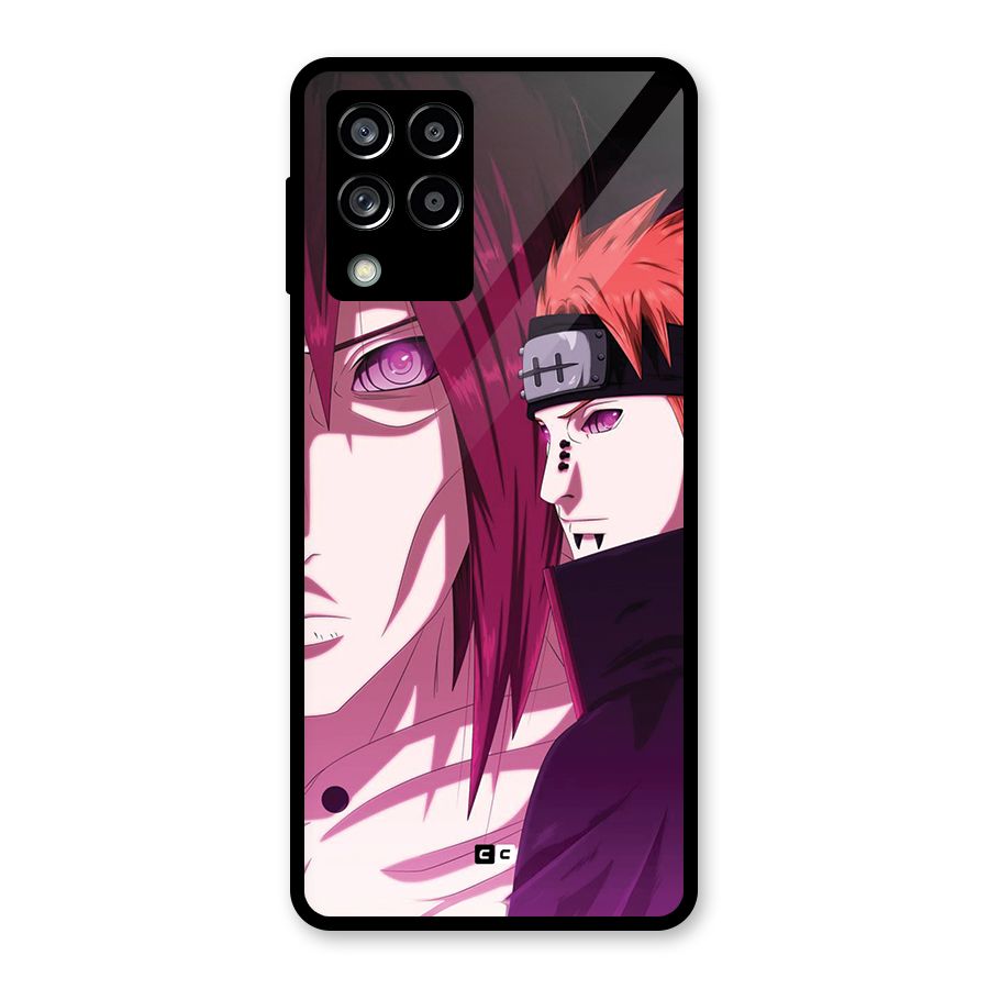 Yahiko With Nagato Glass Back Case for Galaxy M53 5G