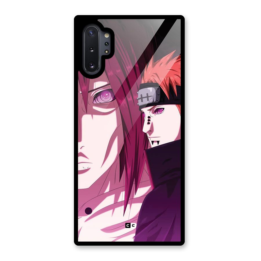 Yahiko With Nagato Glass Back Case for Galaxy Note 10 Plus