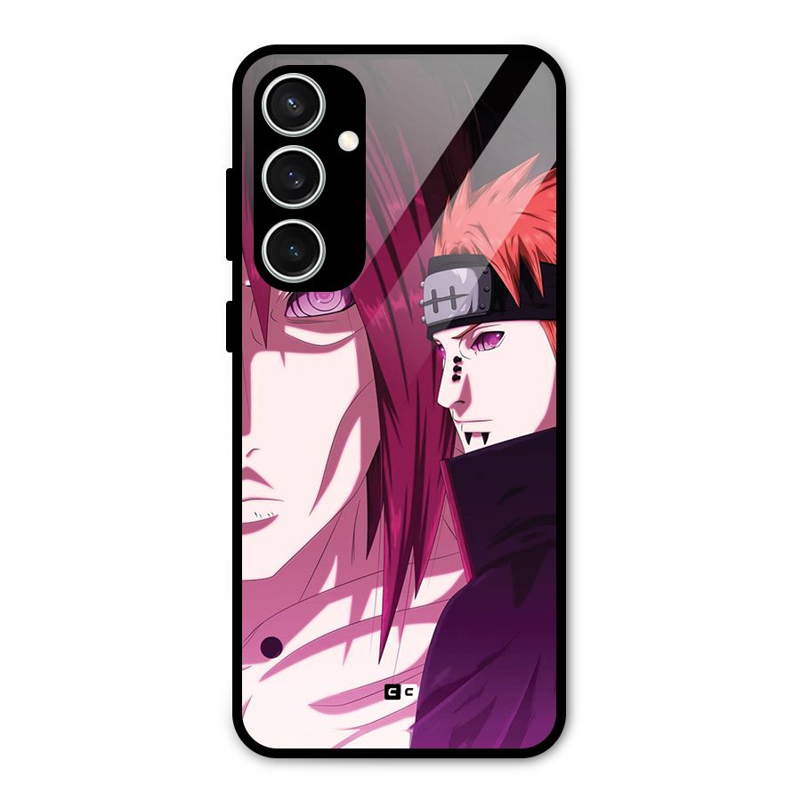 Yahiko With Nagato Glass Back Case for Galaxy S23 FE