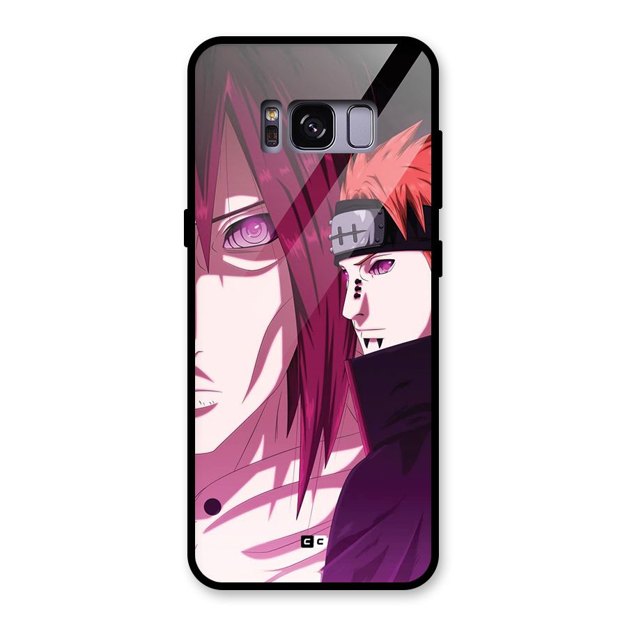 Yahiko With Nagato Glass Back Case for Galaxy S8