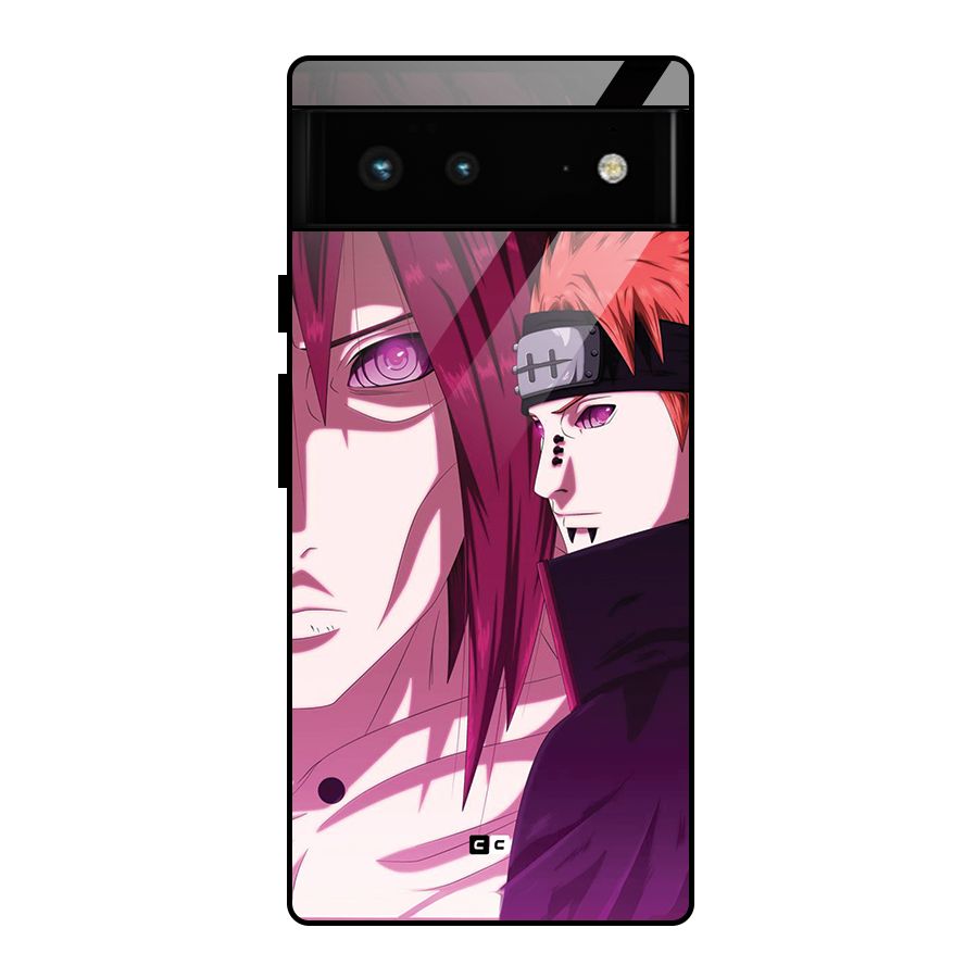 Yahiko With Nagato Glass Back Case for Google Pixel 6