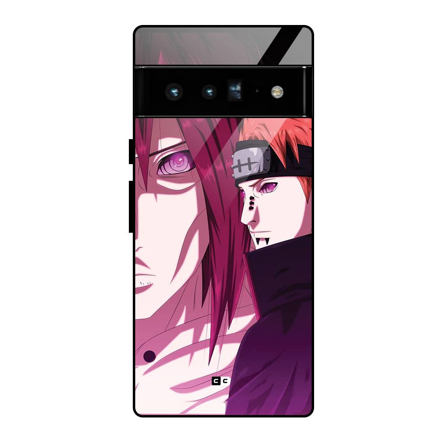 Yahiko With Nagato Glass Back Case for Google Pixel 6 Pro