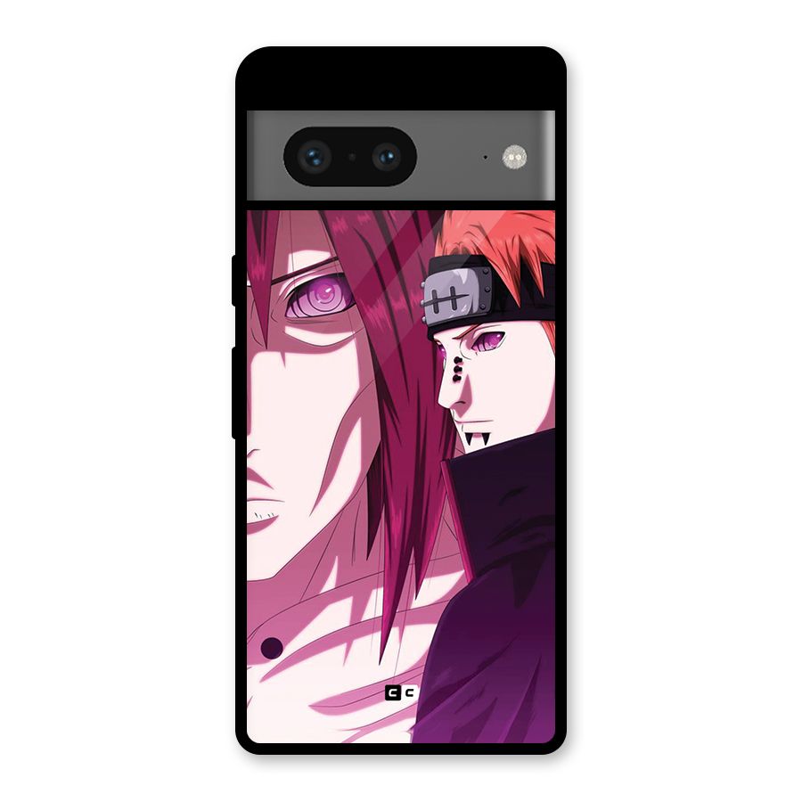 Yahiko With Nagato Glass Back Case for Google Pixel 7