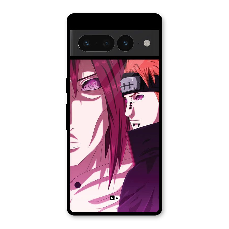 Yahiko With Nagato Glass Back Case for Google Pixel 7 Pro