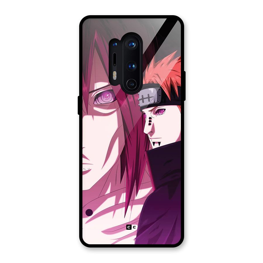 Yahiko With Nagato Glass Back Case for OnePlus 8 Pro