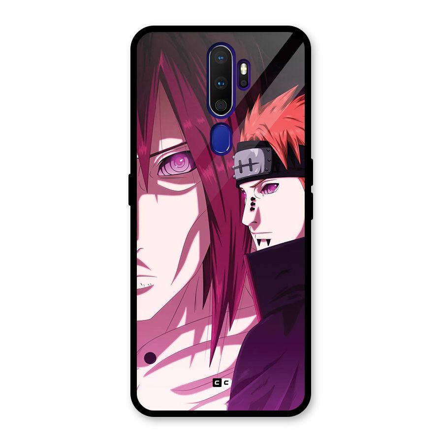 Yahiko With Nagato Glass Back Case for Oppo A9 (2020)