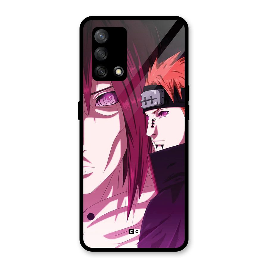 Yahiko With Nagato Glass Back Case for Oppo F19